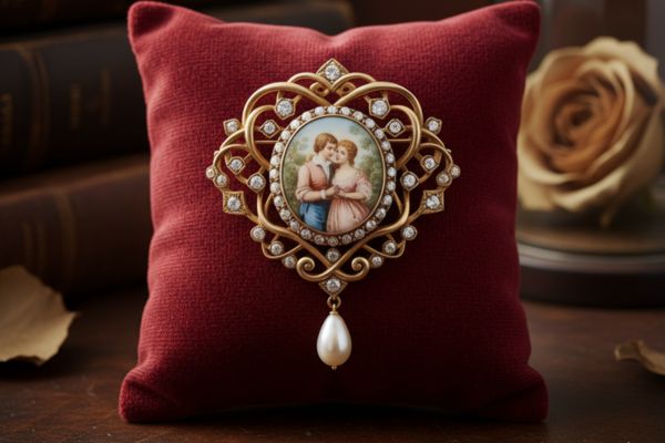 spille romantiche del XIX secolo