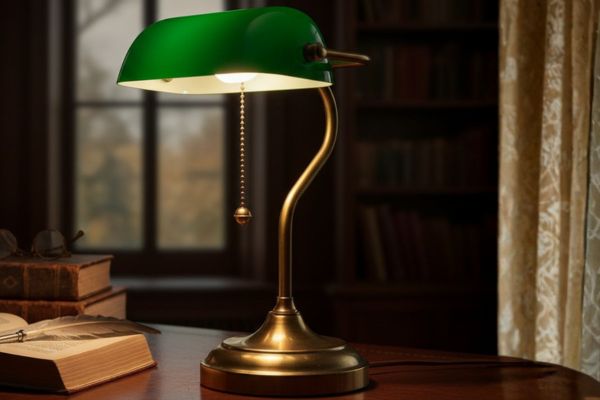 una lampada da lettura vintage