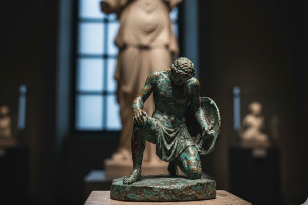 Un piccolo bronzo può raccontare più di una grande scultura.